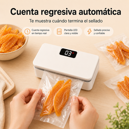Pantalla LED con cuenta regresiva automatica de la selladora Umbra