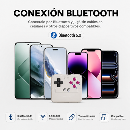 GameSir Pocket Taco conexión Bluetooth 5.0 con celulares