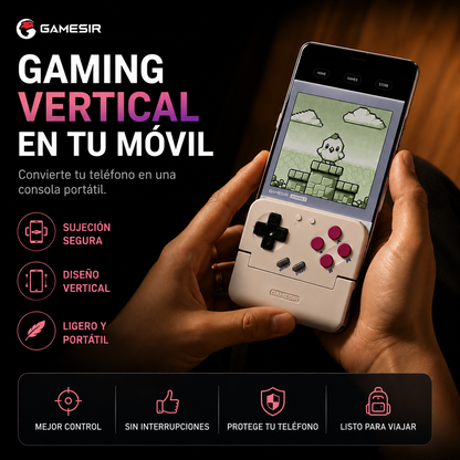 GameSir Pocket Taco gaming vertical en el celular