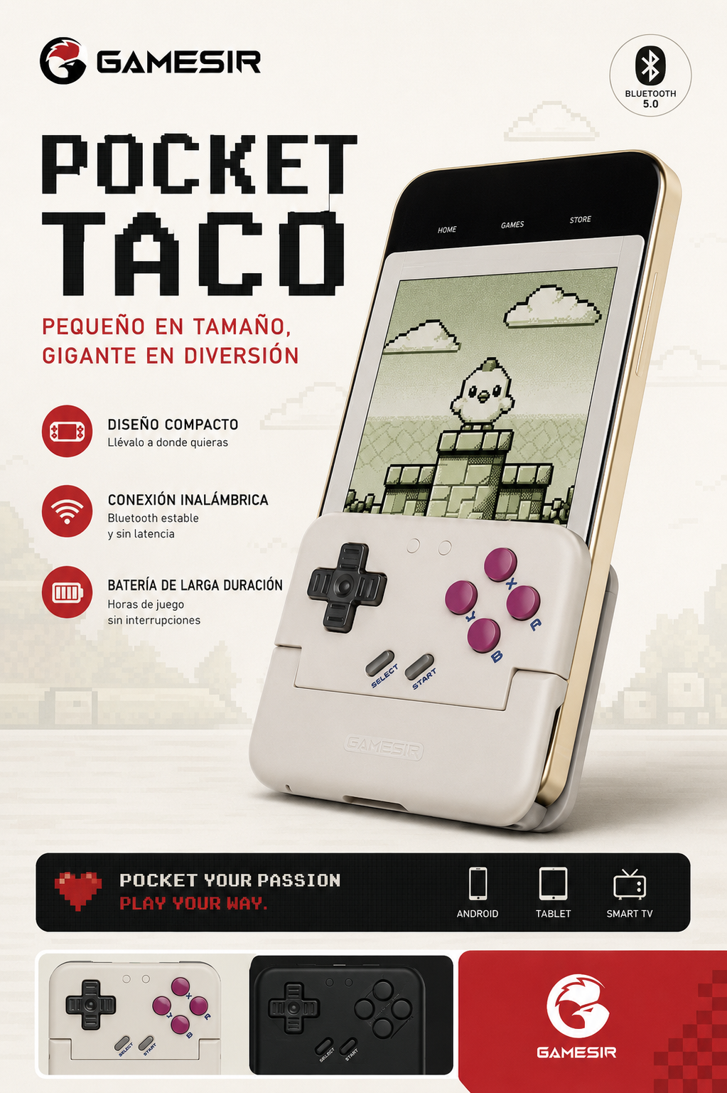 GameSir Pocket Taco - pequeño en tamaño, gigante en diversión